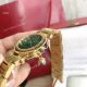New Copy Cartier Pasha Gold Case & Strap Deep Green Face Wristwatch With Arabic Markers (4)_th.JPG